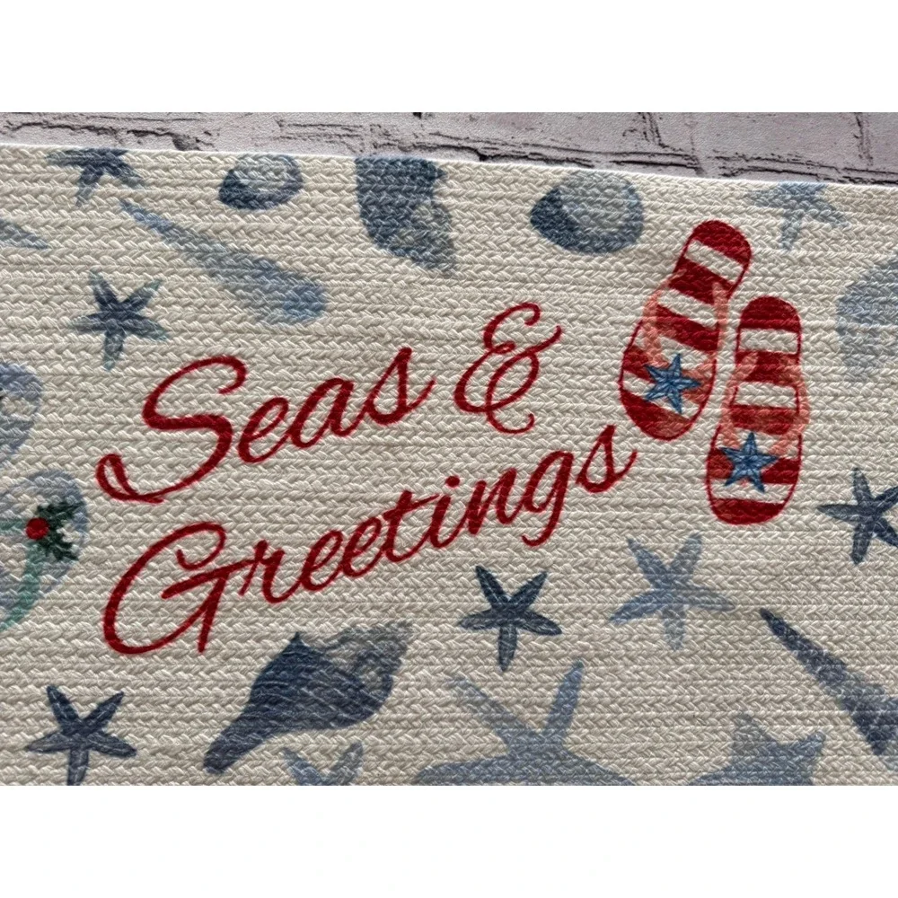 St Nicholas Square Ocean Beach Theme Holiday Table Runner 